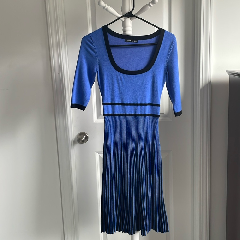 Brand:PattyBoutik,Size:S,Color:blue/black,like new.(one time worn).